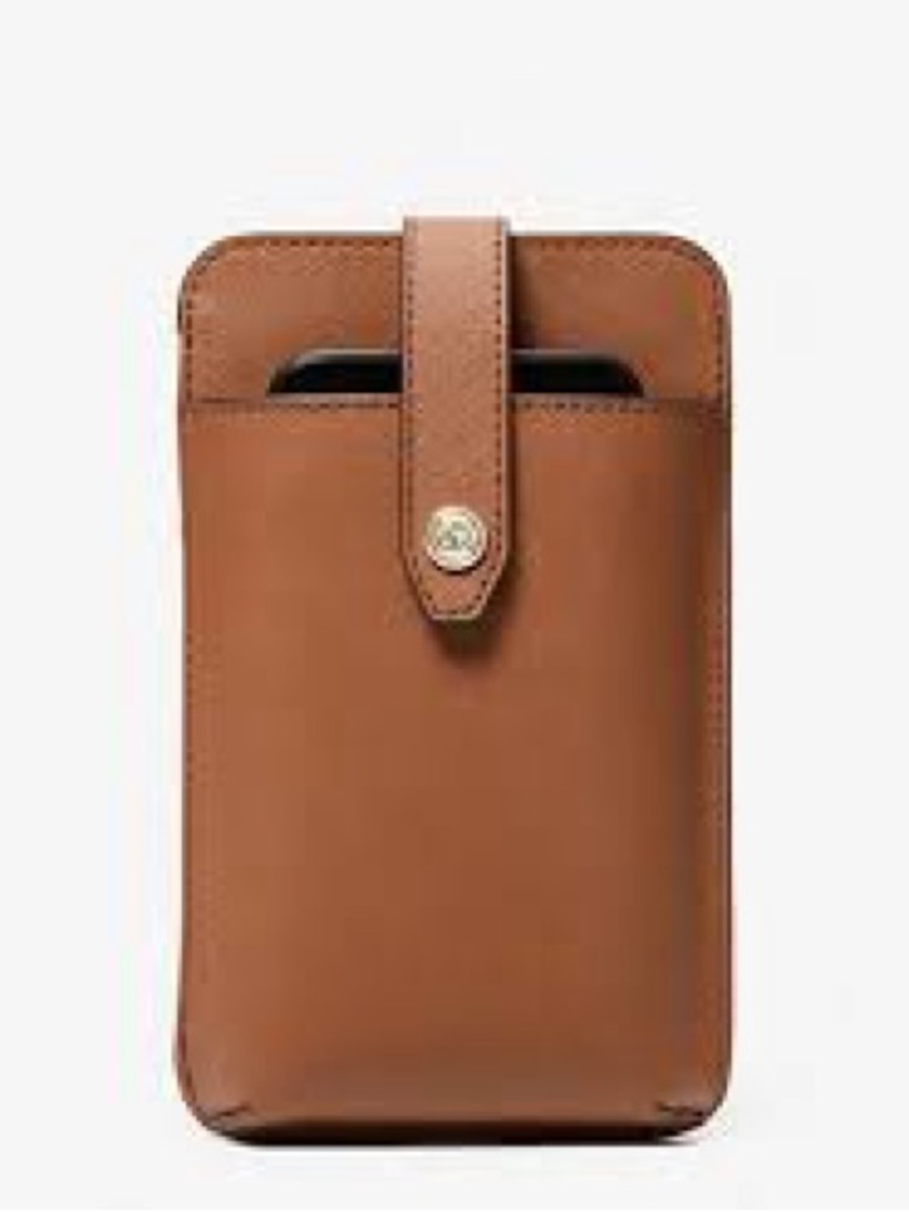 Michael Kors Saffiano Leather Smartphone Crossbody Bag